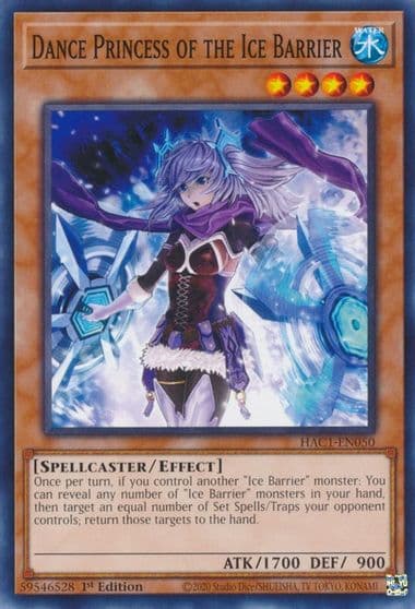 Dance Princess of the Ice Barrier Hidden Arsenal: Chapter 1 Yu-Gi-Oh! card