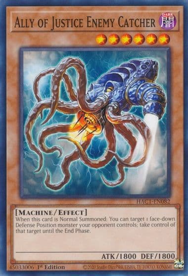 Ally of Justice Enemy Catcher Hidden Arsenal: Chapter 1 Yu-Gi-Oh! card