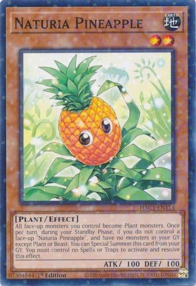 Naturia Pineapple Duel Terminal Hidden Arsenal: Chapter 1 Yu-Gi-Oh! card