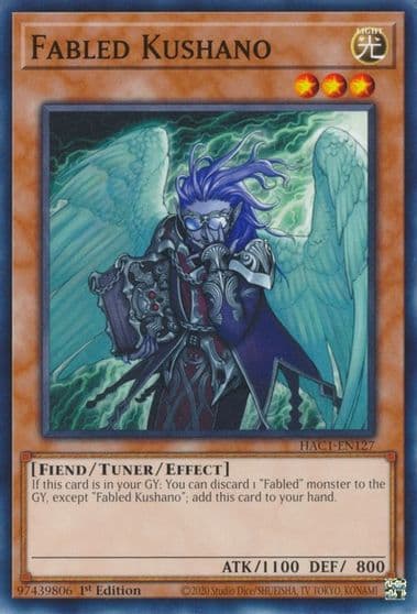 Fabled Kushano Hidden Arsenal: Chapter 1 Yu-Gi-Oh! card