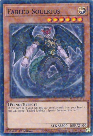 Fabled Soulkius Duel Terminal Hidden Arsenal: Chapter 1 Yu-Gi-Oh! card