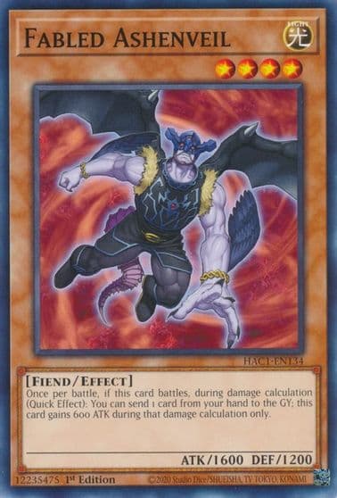 Fabled Ashenveil Hidden Arsenal: Chapter 1 Yu-Gi-Oh! card