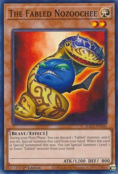 The Fabled Nozoochee Hidden Arsenal: Chapter 1 Yu-Gi-Oh! card