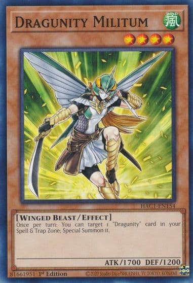 Dragunity Militum Hidden Arsenal: Chapter 1 Yu-Gi-Oh! card
