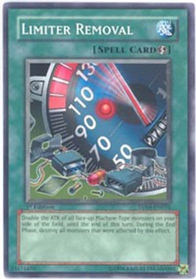 Limiter Removal Duelist Pack 4: Zane Truesdale Yu-Gi-Oh! card