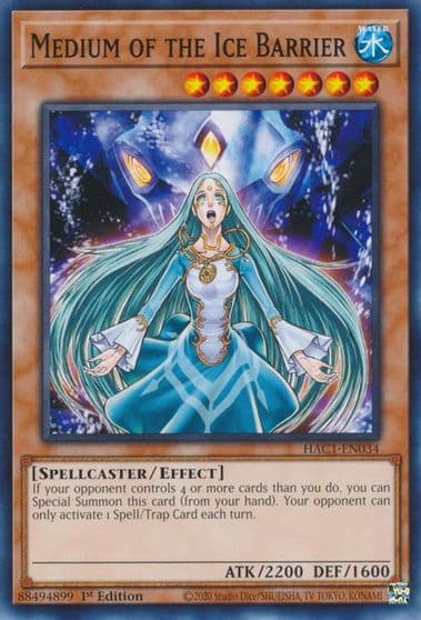Medium of the Ice Barrier Hidden Arsenal: Chapter 1 Yu-Gi-Oh! card