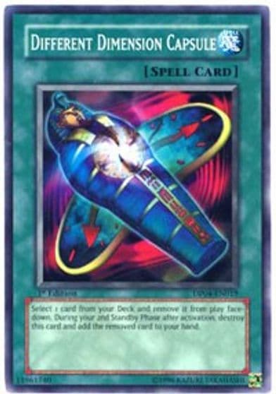 Different Dimension Capsule Duelist Pack 4: Zane Truesdale Yu-Gi-Oh! card