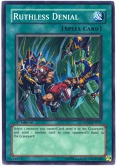 Ruthless Denial Duelist Pack 4: Zane Truesdale Yu-Gi-Oh! card