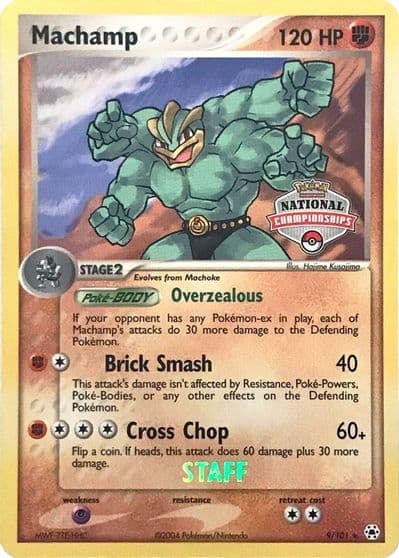 Machamp (National Championships) [Staff] League & Championship Cards Pokemon card