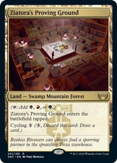 Ziatoras Proving Ground Streets of New Capenna Magic card
