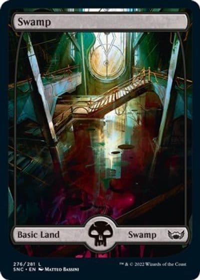 Swamp 276 Streets of New Capenna Magic card
