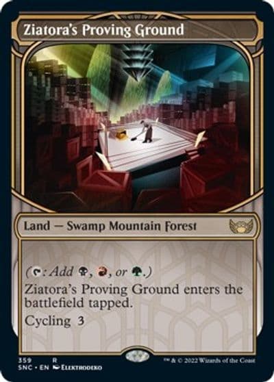 Ziatoras Proving Ground Showcase Streets of New Capenna Magic card
