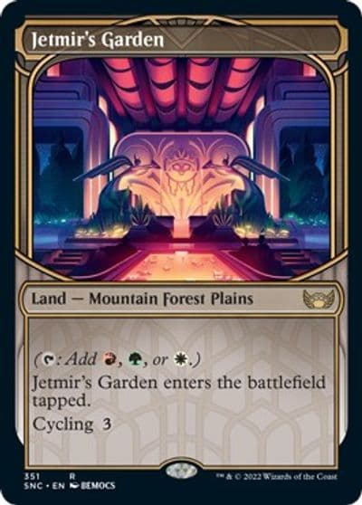 Jetmirs Garden Showcase Streets of New Capenna Magic card