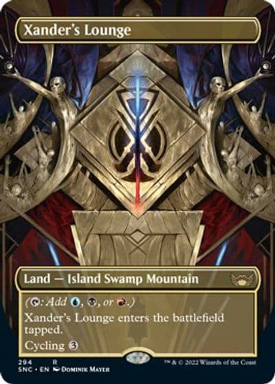 Xanders Lounge Borderless Streets of New Capenna Magic card