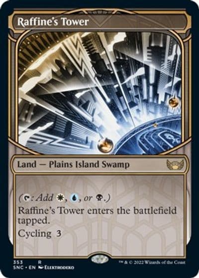 Raffines Tower Showcase Streets of New Capenna Magic card