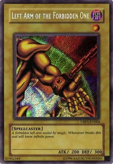 Left Arm of the Forbidden One GX Ultimate Beginner's Pack 1 Yu-Gi-Oh! card