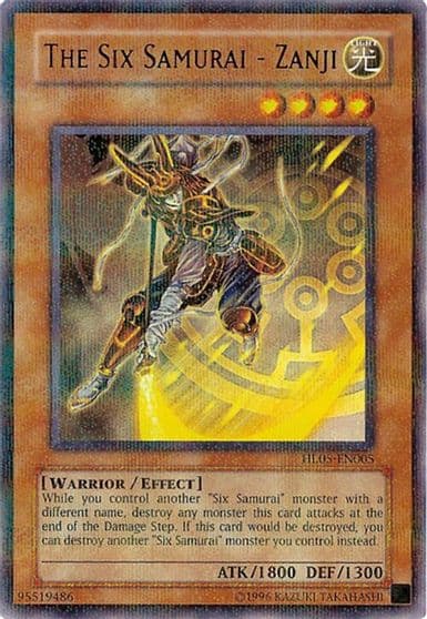 The Six Samurai Zanji Hobby League 5 Yu-Gi-Oh! card