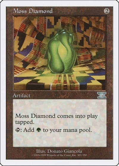 Moss Diamond Classic Sixth Edition Magic card