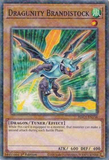 Dragunity Brandistock Duel Terminal Hidden Arsenal: Chapter 1 Yu-Gi-Oh! card