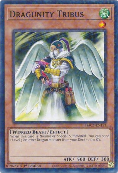 Dragunity Tribus Duel Terminal Hidden Arsenal: Chapter 1 Yu-Gi-Oh! card