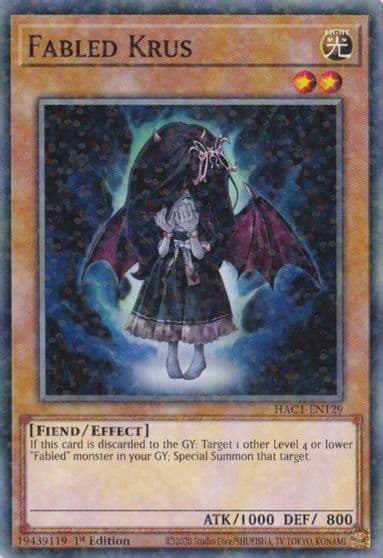 Fabled Krus Duel Terminal Hidden Arsenal: Chapter 1 Yu-Gi-Oh! card
