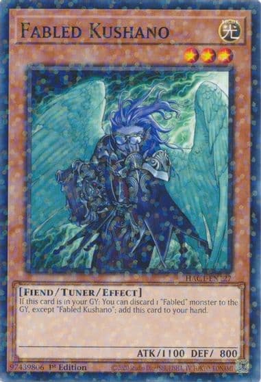 Fabled Kushano Duel Terminal Hidden Arsenal: Chapter 1 Yu-Gi-Oh! card