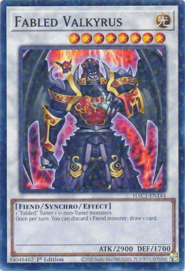 Fabled Valkyrus Duel Terminal Hidden Arsenal: Chapter 1 Yu-Gi-Oh! card