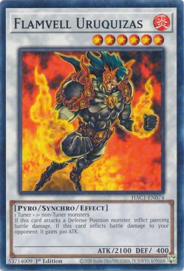 Flamvell Uruquizas Duel Terminal Hidden Arsenal: Chapter 1 Yu-Gi-Oh! card