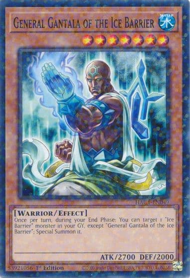 General Gantala of the Ice Barrier Duel Terminal Hidden Arsenal: Chapter 1 Yu-Gi-Oh! card