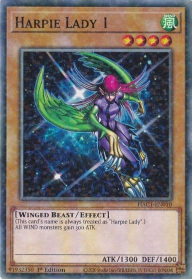 Harpie Lady 1 Duel Terminal Hidden Arsenal: Chapter 1 Yu-Gi-Oh! card