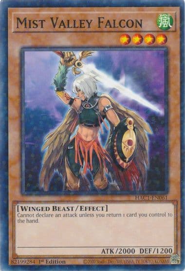 Mist Valley Falcon Duel Terminal Hidden Arsenal: Chapter 1 Yu-Gi-Oh! card