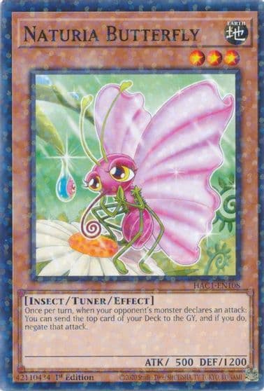 Naturia Butterfly Duel Terminal Hidden Arsenal: Chapter 1 Yu-Gi-Oh! card