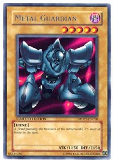 Metal Guardian McDonald's Promo Series 2 Yu-Gi-Oh! card