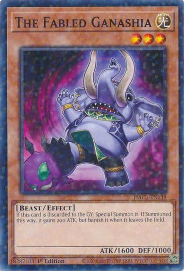 The Fabled Ganashia Duel Terminal Hidden Arsenal: Chapter 1 Yu-Gi-Oh! card