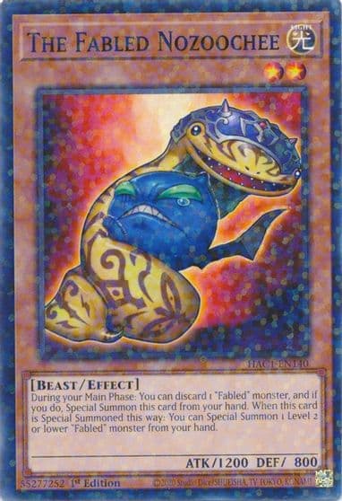 The Fabled Nozoochee Duel Terminal Hidden Arsenal: Chapter 1 Yu-Gi-Oh! card