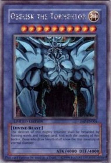 Obelisk the Tormentor JMP EN004 Shonen Jump Magazine Promos Yu-Gi-Oh! card