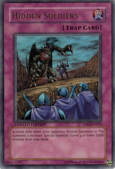 Hidden Soldiers Sneak Preview Series 2 Yu-Gi-Oh! card