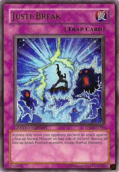 Justi Break Sneak Preview Series 2 Yu-Gi-Oh! card