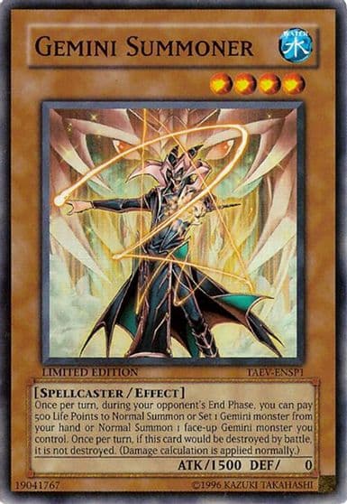 Gemini Summoner Sneak Preview Series 3 Yu-Gi-Oh! card