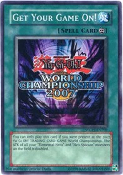 Get Your Game On World Championship Series Yu-Gi-Oh! card