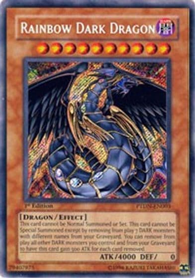 Rainbow Dark Dragon Phantom Darkness Yu-Gi-Oh! card