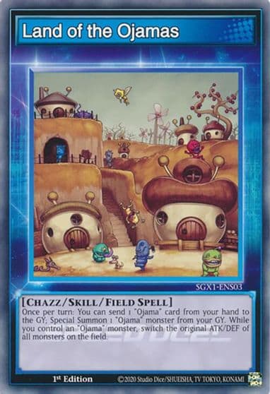 Land of the Ojamas Speed Duel GX: Duel Academy Box Yu-Gi-Oh! card