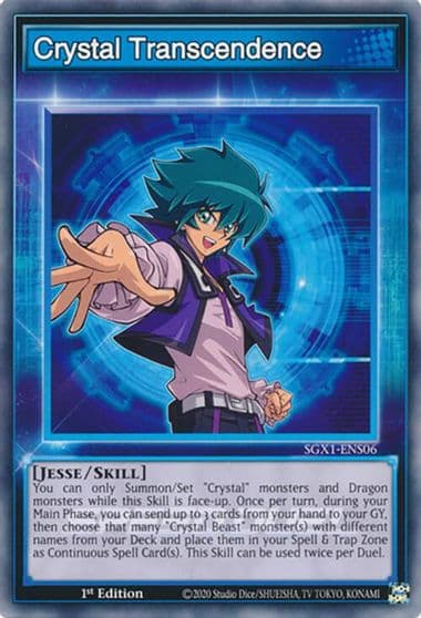 Crystal Transcendence Speed Duel GX: Duel Academy Box Yu-Gi-Oh! card