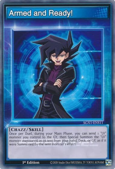 Armed and Ready Speed Duel GX: Duel Academy Box Yu-Gi-Oh! card