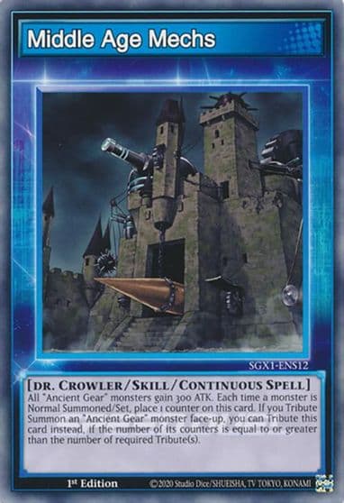 Middle Age Mechs Speed Duel GX: Duel Academy Box Yu-Gi-Oh! card