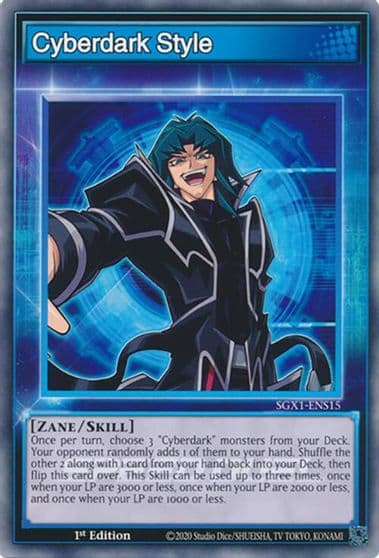 Cyberdark Style Speed Duel GX: Duel Academy Box Yu-Gi-Oh! card