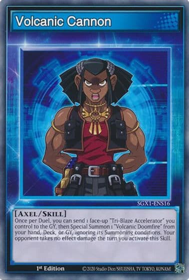 Volcanic Cannon Speed Duel GX: Duel Academy Box Yu-Gi-Oh! card