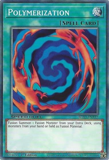 Polymerization A Speed Duel GX: Duel Academy Box Yu-Gi-Oh! card