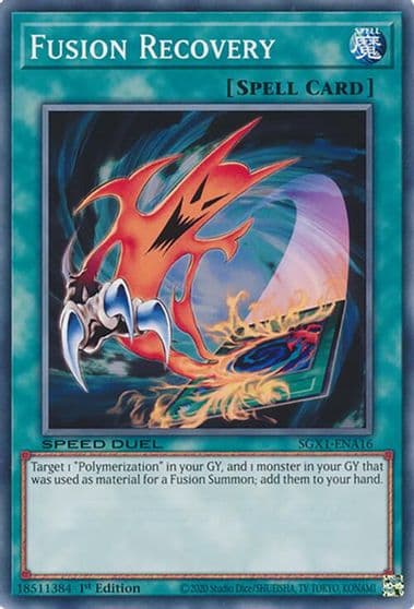 Fusion Recovery Speed Duel GX: Duel Academy Box Yu-Gi-Oh! card