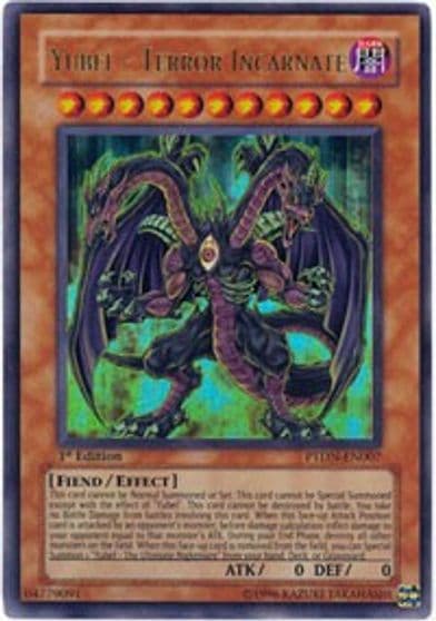 Yubel Terror Incarnate Phantom Darkness Yu-Gi-Oh! card
